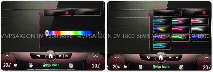 Bộ ốp loa có Ambient LED for Benz C Class C200 C260 C300 2022-2023