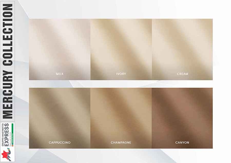 BỘ SƯU TẬP DA MERCURY TỪ GRUPPO MASTROTTO  - DA BÒ CAO CẤP CHO XE HƠI- MÁY BAY- DU THUYỀN