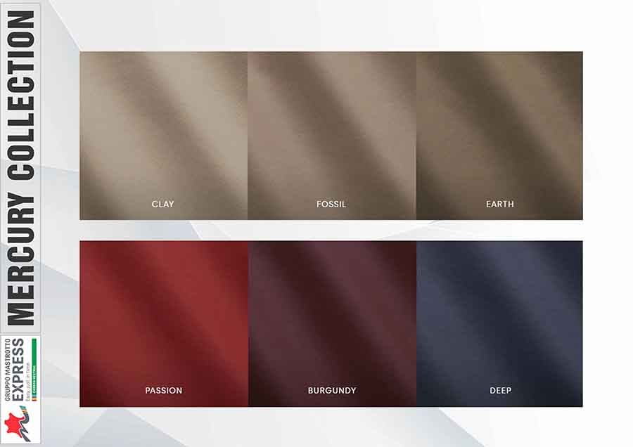 BỘ SƯU TẬP DA MERCURY TỪ GRUPPO MASTROTTO  - DA BÒ CAO CẤP CHO XE HƠI- MÁY BAY- DU THUYỀN