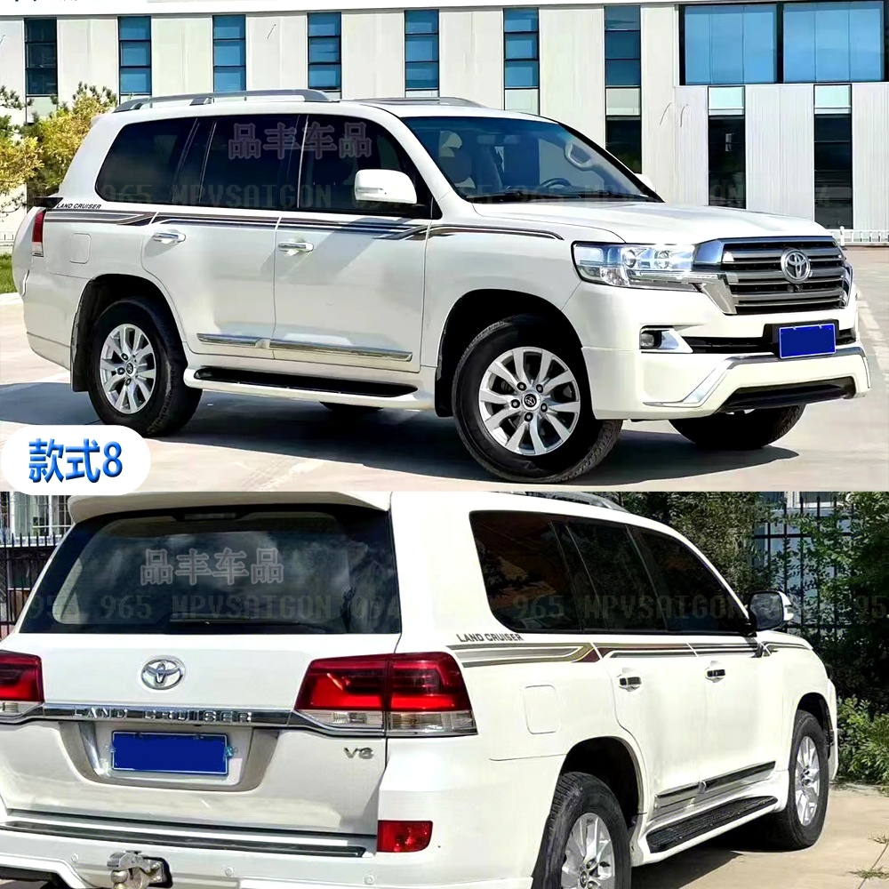 Bộ tem decal xe Land Cruiser LC200 đời 2008~ 2026