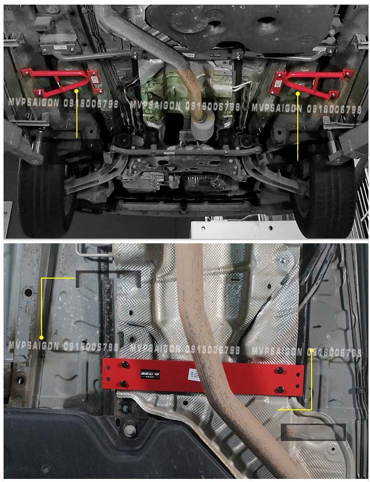 Bộ thanh giằng tăng cường cân bằng xe Volkswagen Viloran