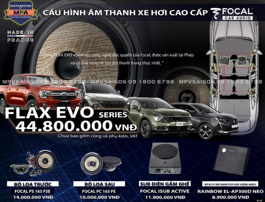 Bộ xử lý âm thanh Rainbow 8 kênh DSP RAINBOW EL - AP300D