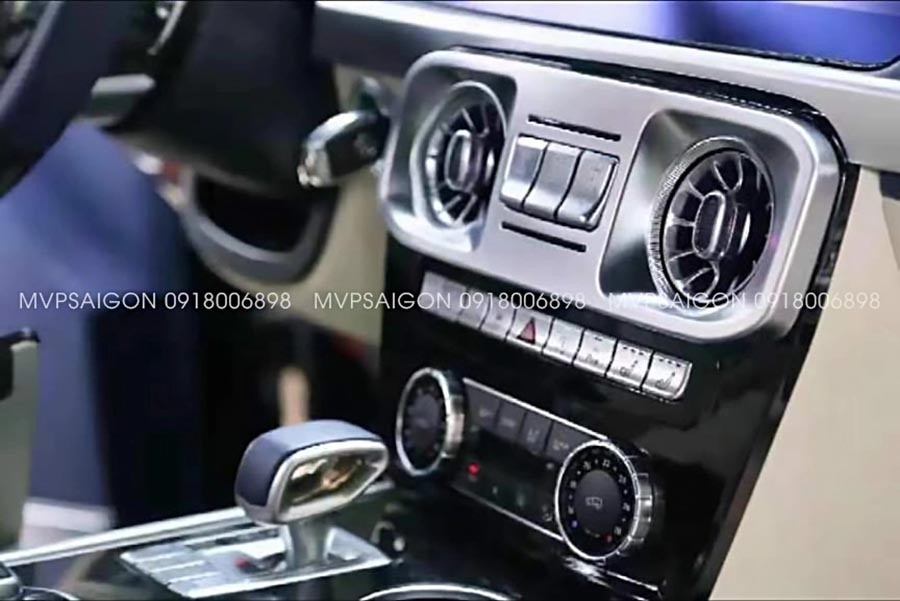 Bọc da - đổi màu nội thất Mercedes Benz G-class G500 G63