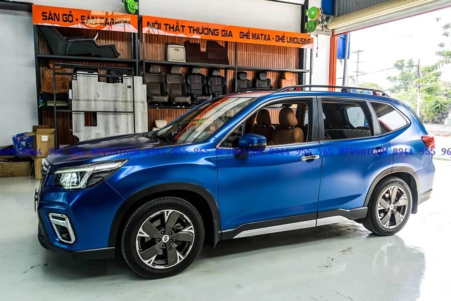 Bọc da - đổi màu nội thất Subaru Forester