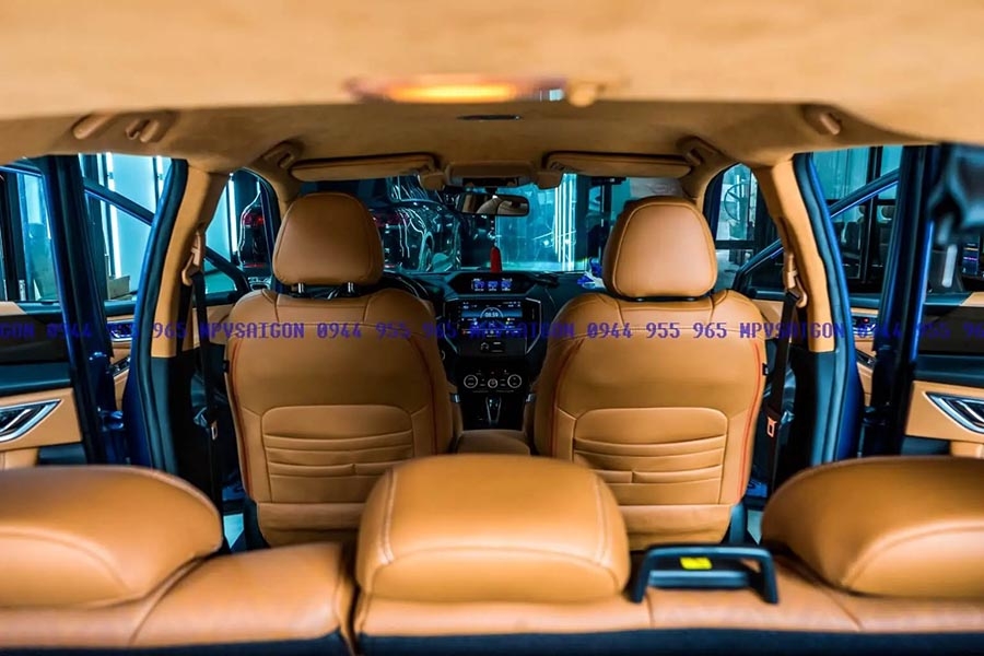 Bọc da - đổi màu nội thất Subaru Forester