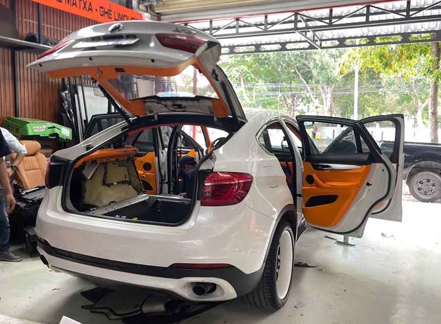 Bọc da ghế & đổi màu nội thất BMW