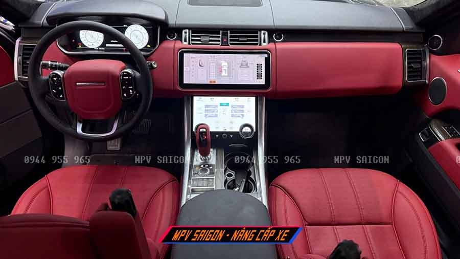 Bọc da ghế và nội thất Range Rover với thợ chuyên may nệm xe châu Âu