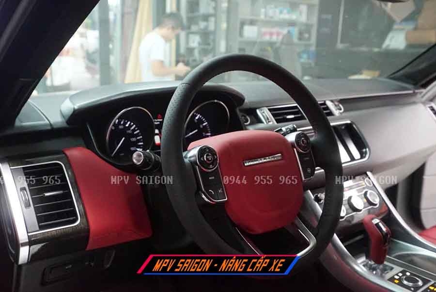 Bọc da ghế và nội thất Range Rover với thợ chuyên may nệm xe châu Âu