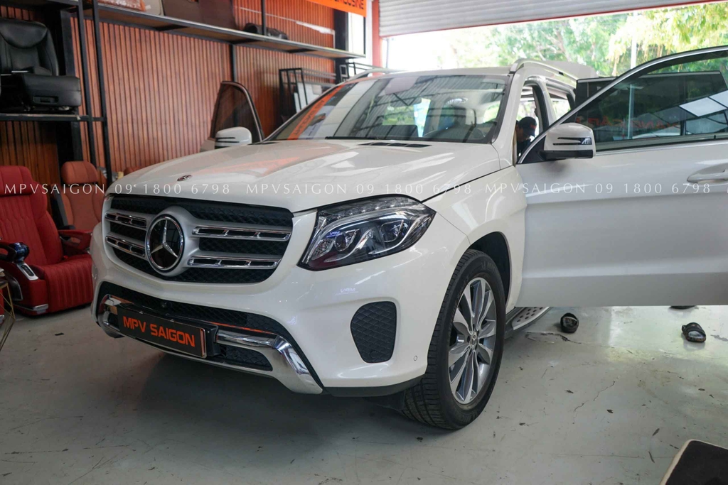Bọc da Nappa Le mans nhập khẩu từ Ý cho Mercedes Benz GLS450