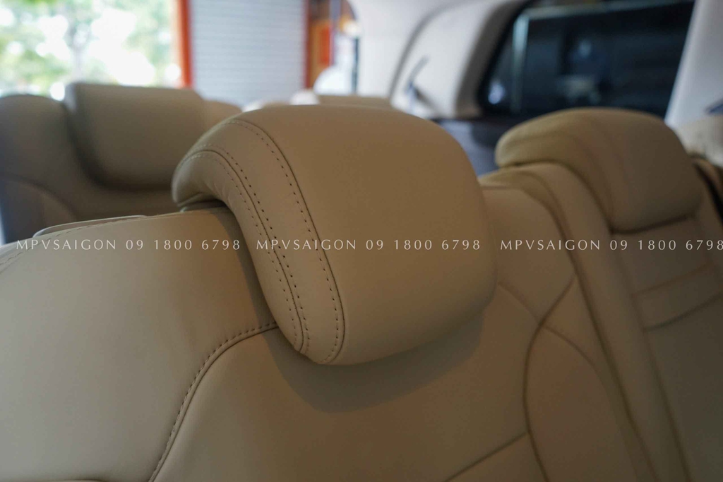 Bọc da Nappa Le mans nhập khẩu từ Ý cho Mercedes Benz GLS450