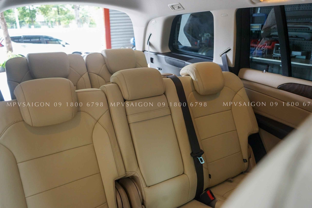 Bọc da Nappa Le mans nhập khẩu từ Ý cho Mercedes Benz GLS450