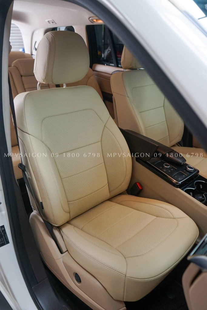 Bọc da Nappa Le mans nhập khẩu từ Ý cho Mercedes Benz GLS450