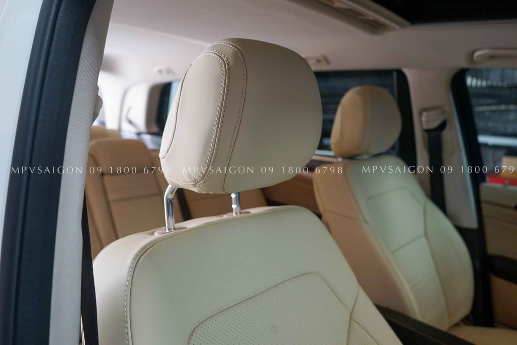 Bọc da Nappa Le mans nhập khẩu từ Ý cho Mercedes Benz GLS450