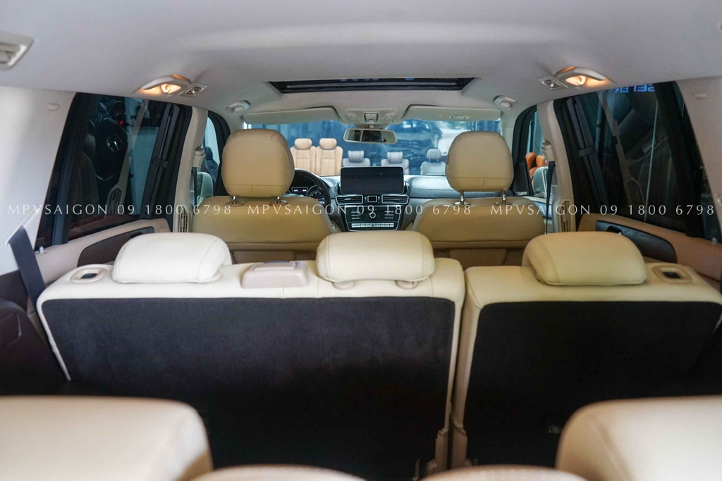 Bọc da Nappa Le mans nhập khẩu từ Ý cho Mercedes Benz GLS450