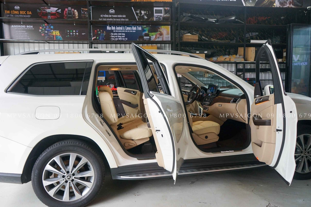 Bọc da Nappa Le mans nhập khẩu từ Ý cho Mercedes Benz GLS450