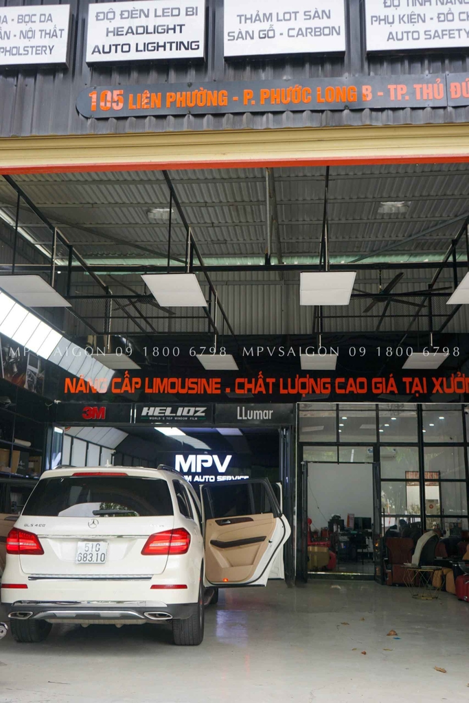 Bọc da Nappa Le mans nhập khẩu từ Ý cho Mercedes Benz GLS450