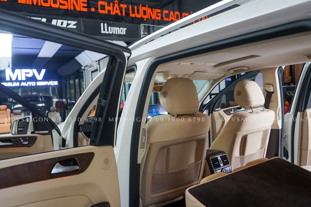 Bọc da Nappa Le mans nhập khẩu từ Ý cho Mercedes Benz GLS450