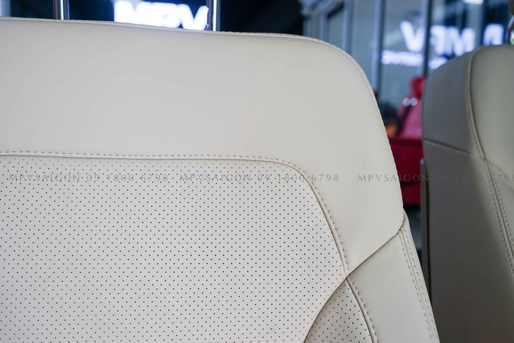 Bọc da Nappa Le mans nhập khẩu từ Ý cho Mercedes Benz GLS450