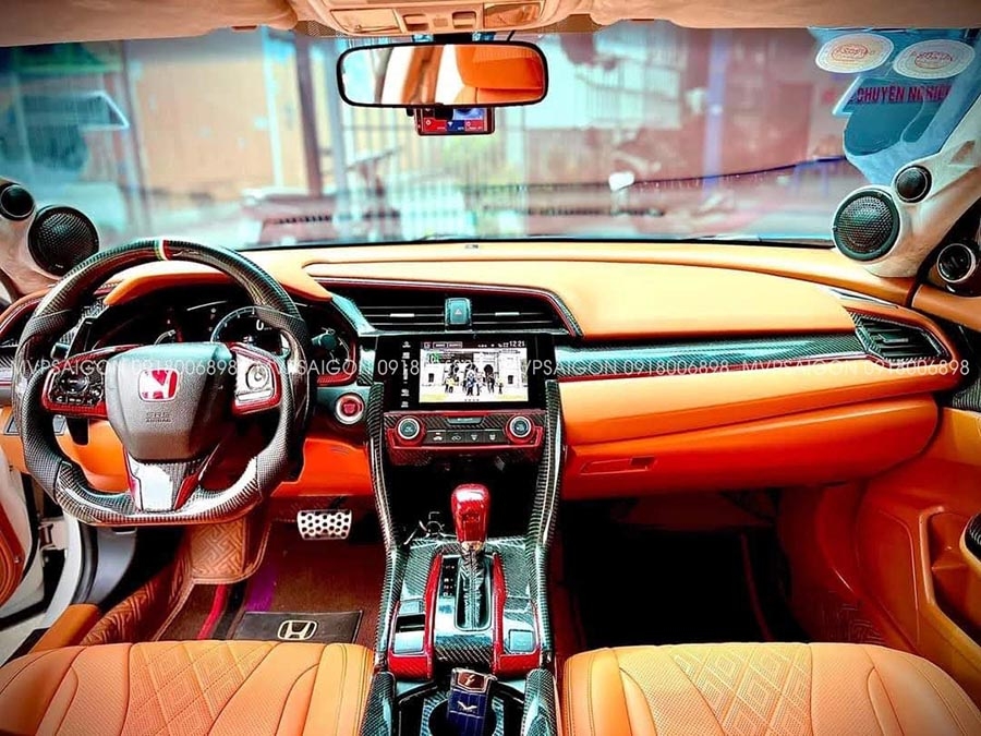 Bọc da nội thất Honda Civic