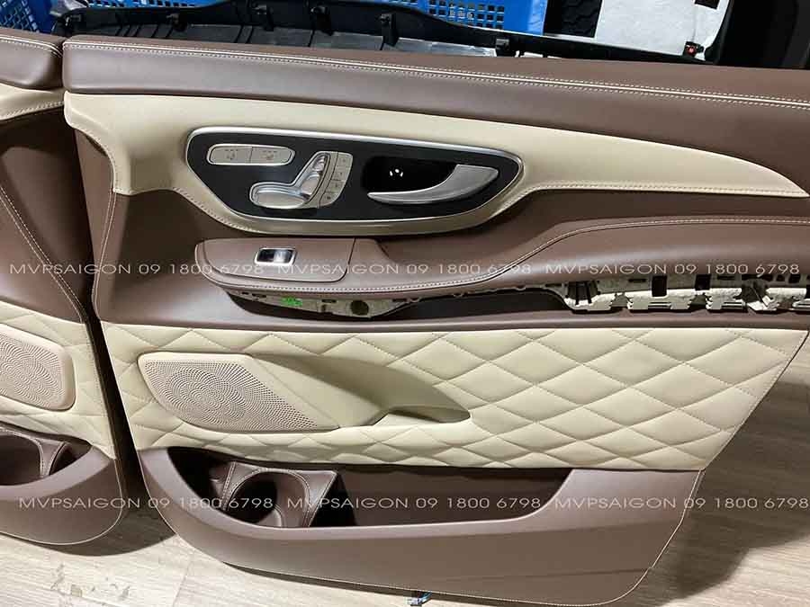 Bọc da nội thất Mercedes V250 AMG