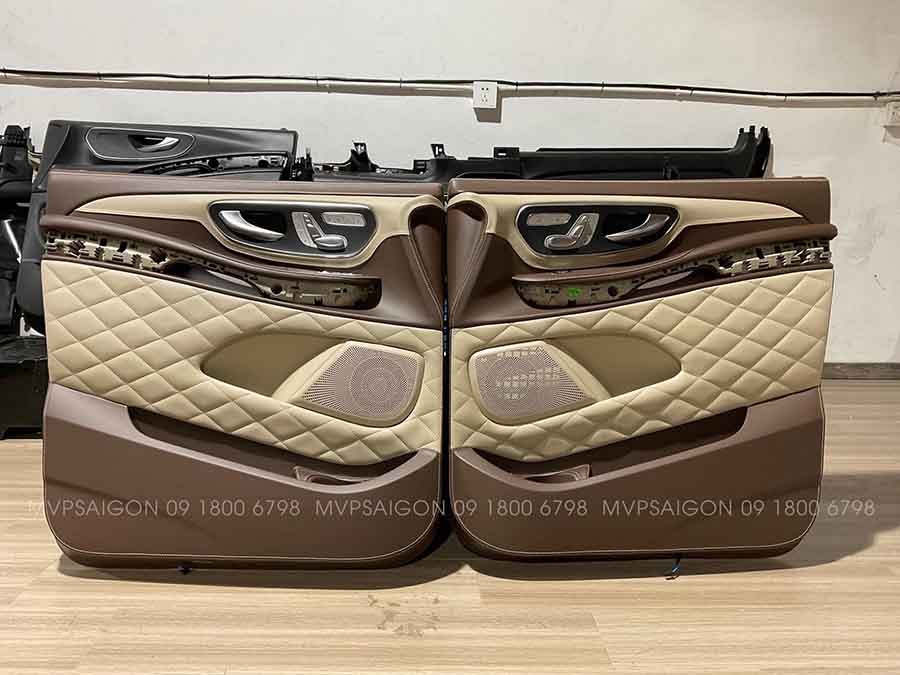 Bọc da nội thất Mercedes V250 AMG