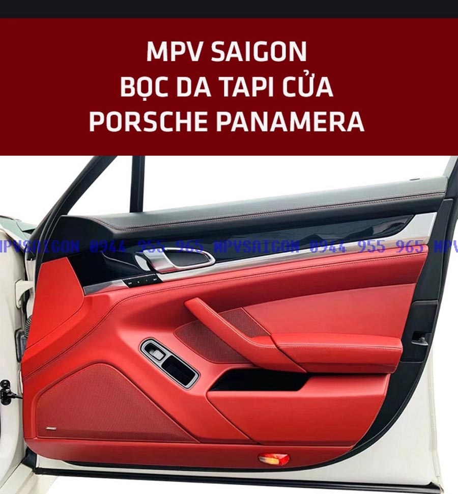 Bọc da tapi tapli cửa các dòng xe sang Porsche, AUDI, BMW, Mercedes- Benz, Range Rover, Maserati...