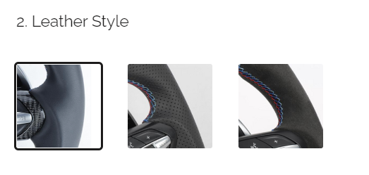 May da - Bọc da vô lăng BMW