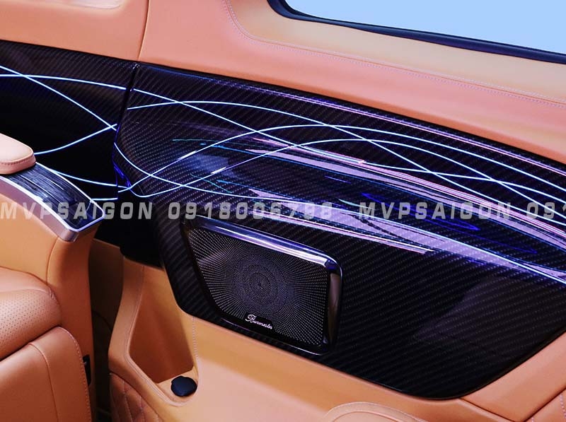 Bọc da vô lăng, nhúng gỗ vô lăng, ốp carbon vô lăng Benz V250