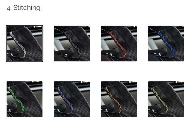 May da - Bọc da khâu da thủ công vô lăng xe Ford