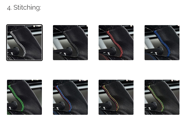 May da - Bọc da khâu da thủ công vô lăng xe Ford