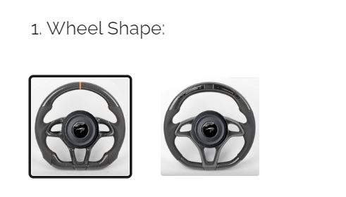 May da - Bọc da vô lăng xe McLaren