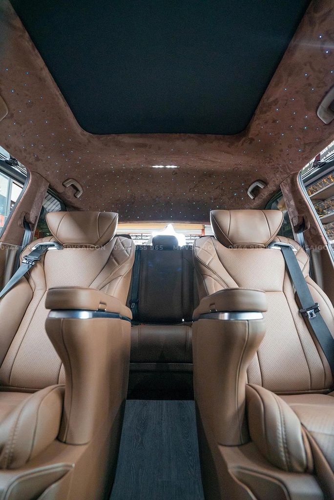 Bọc trần da lộn- đổi màu trần Volkswagen Viloran