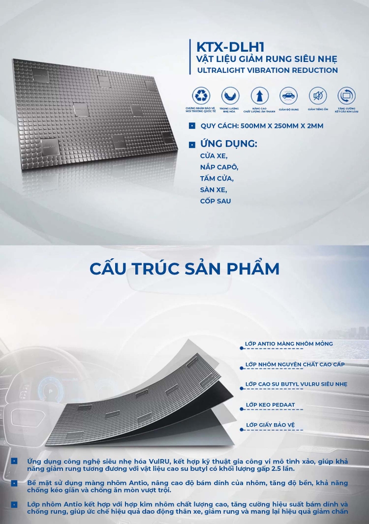 Cách âm xe hơi bằng vật liệu Alpine - Audio Technica