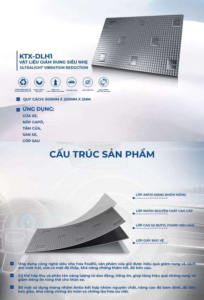 Cách âm xe hơi bằng vật liệu Alpine - Audio Technica