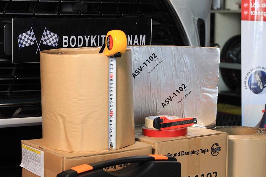 Cách âm xe hơi bằng vật liệu ASV 1102