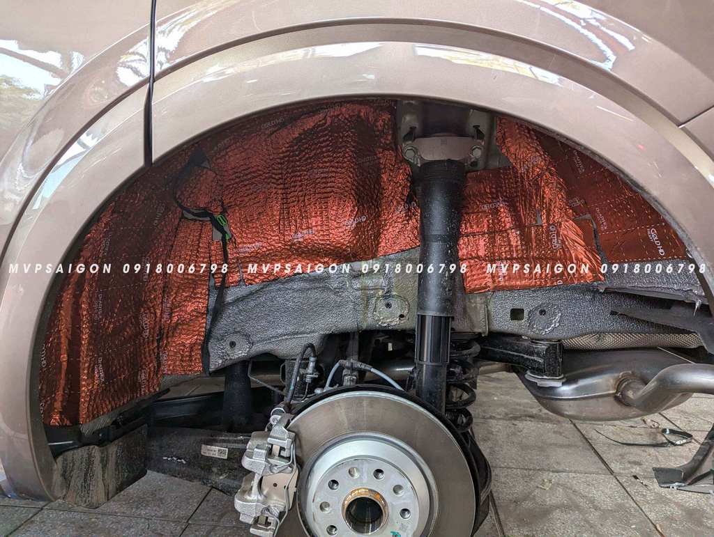 Cách âm chống ồn Volkswagen Viloran/ Teramont - vật liệu cách âm Dr Artex tiên tiến nhất