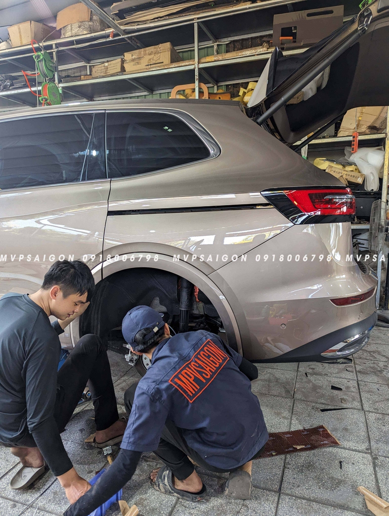 Cách âm chống ồn Volkswagen Viloran/ Teramont - vật liệu cách âm Dr Artex tiên tiến nhất