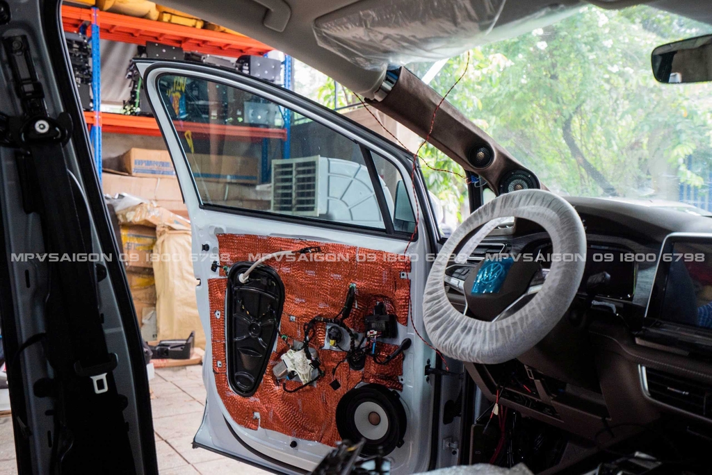 Cách âm chống ồn Volkswagen Viloran/ Teramont - vật liệu cách âm Dr Artex tiên tiến nhất