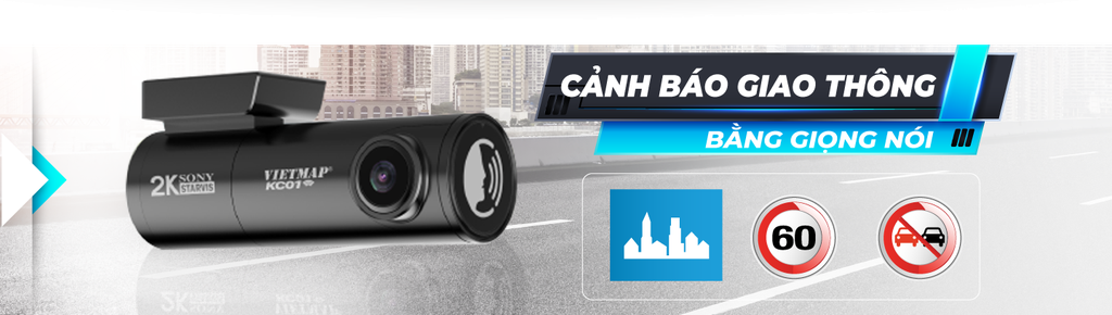 Camera Cảnh báo giao thông VietMap KC01