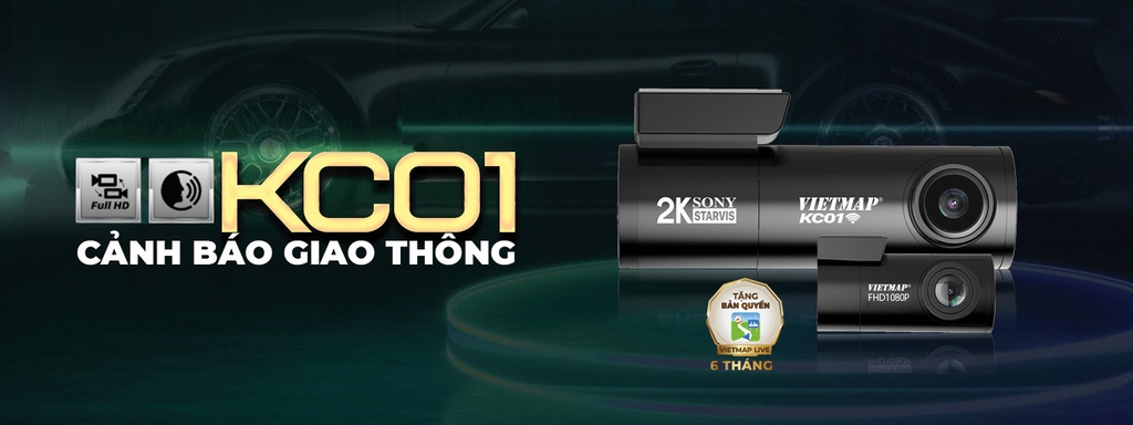 Camera Cảnh báo giao thông VietMap KC01