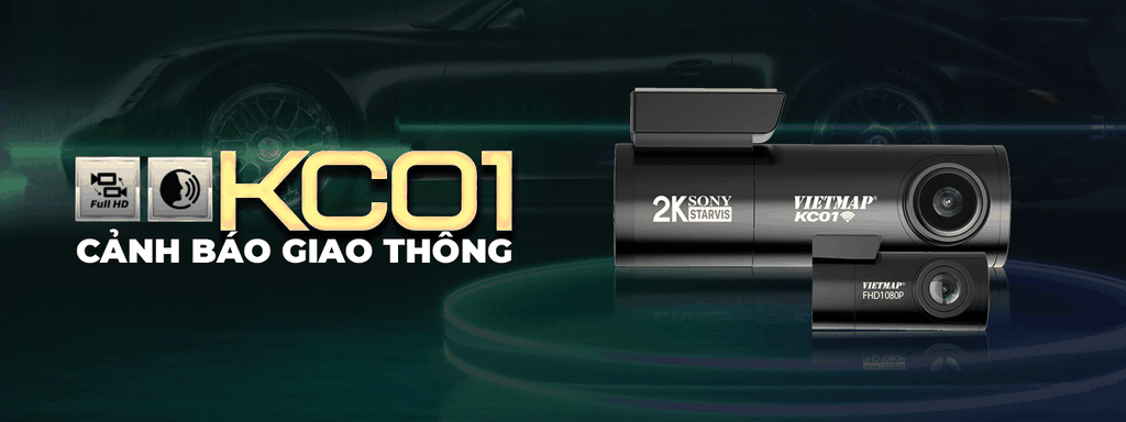 Camera Cảnh báo giao thông VietMap KC01