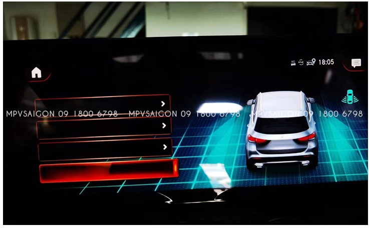 Cảnh Báo Điểm Mù Blind Spot Assist Chính Hãng Mercedes cho xe C - GLC - GLE - GLS (W205 - X253 - W167)