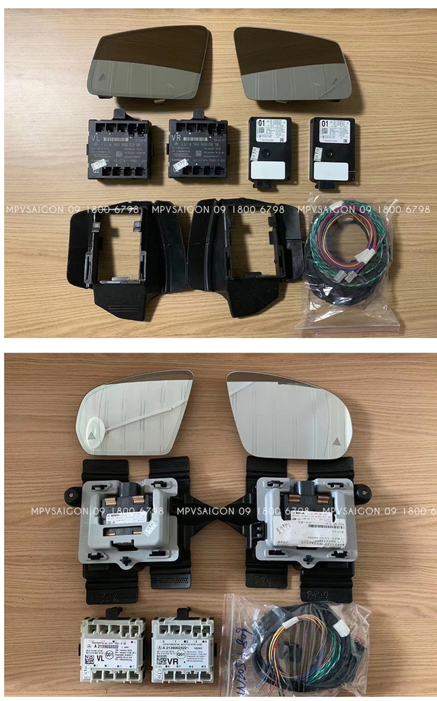 Cảnh Báo Điểm Mù Blind Spot Assist Chính Hãng Mercedes cho xe C - GLC - GLE - GLS (W205 - X253 - W167)