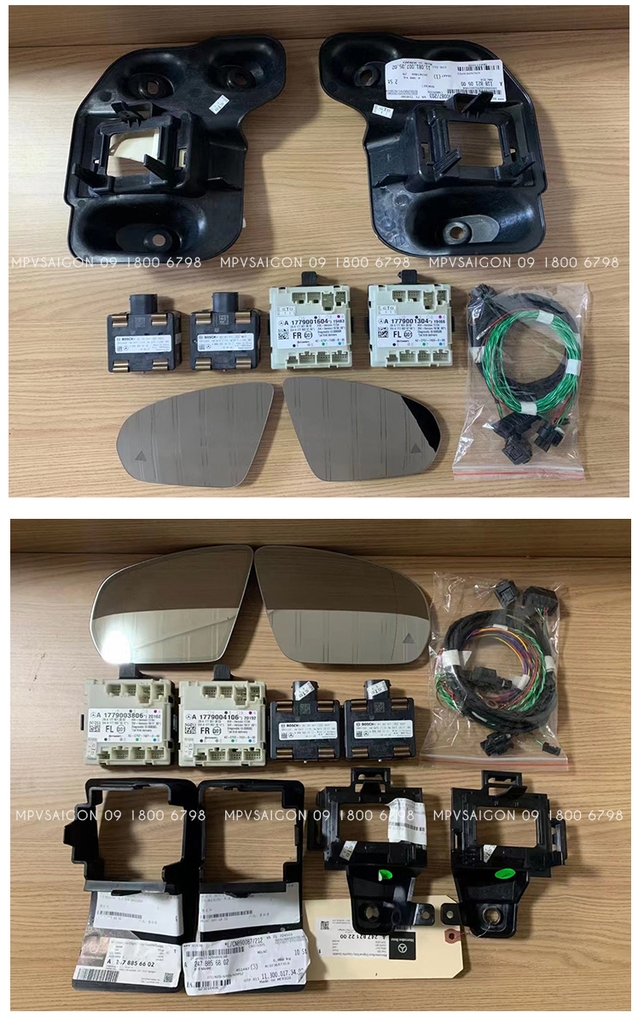 Cảnh Báo Điểm Mù Blind Spot Assist Chính Hãng Mercedes cho xe C - GLC - GLE - GLS (W205 - X253 - W167)