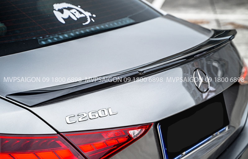 Cánh gió đuôi Benz C43 AMG nâng cấp cho C class C200 C260 C300 2022~2023