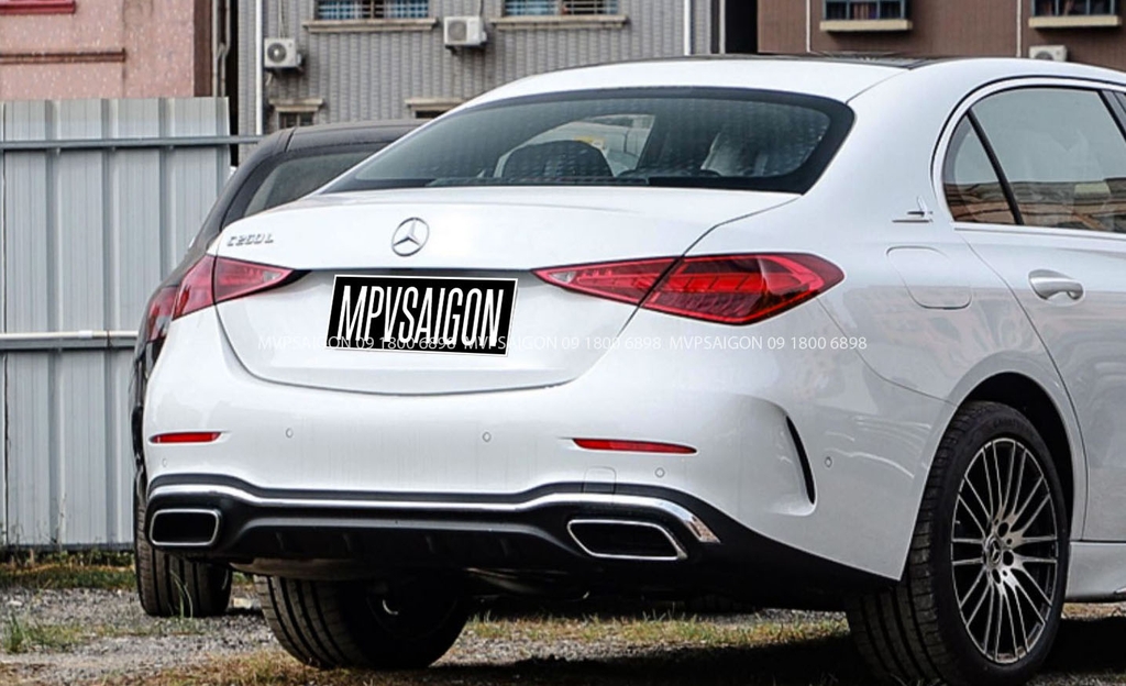 Cánh gió đuôi Benz C43 AMG nâng cấp cho C class C200 C260 C300 2022~2023