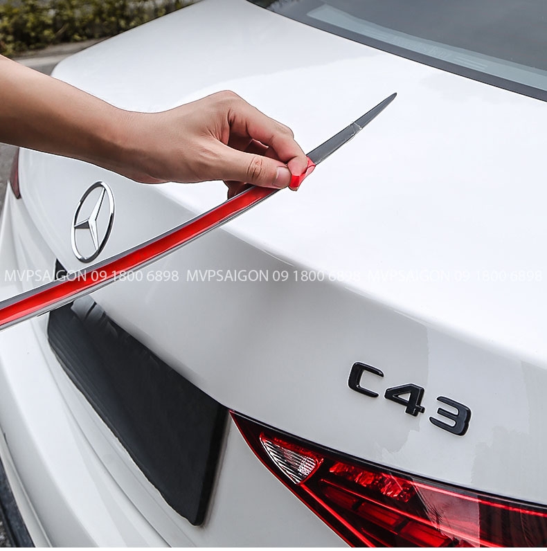 Cánh gió đuôi Benz C43 AMG nâng cấp cho C class C200 C260 C300 2022~2023