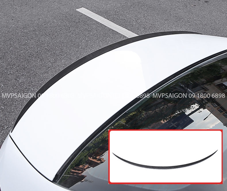 Cánh gió đuôi Benz C43 AMG nâng cấp cho C class C200 C260 C300 2022~2023