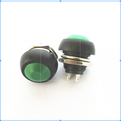 Công tắc 12mm thân nhựa tròn loại ngắn- Nhấn nhả