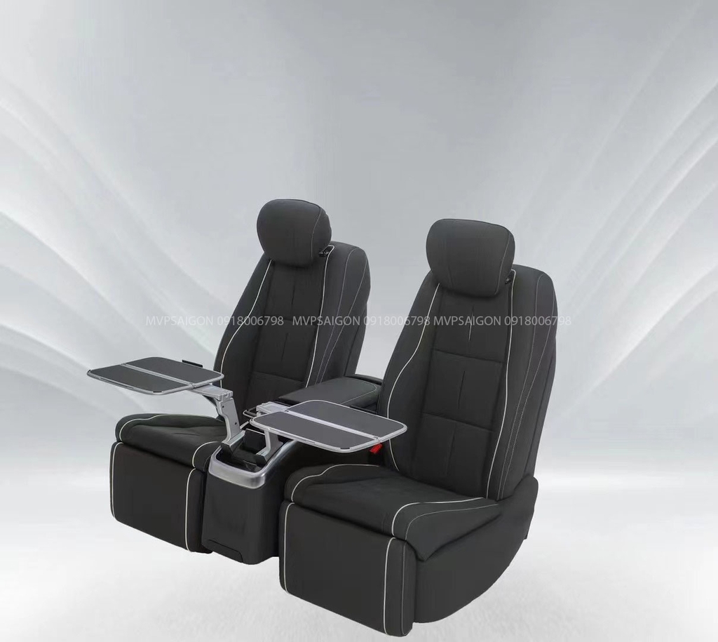 COMBO ghế thương gia Limousine có bàn xếp gọn trong con ngựa